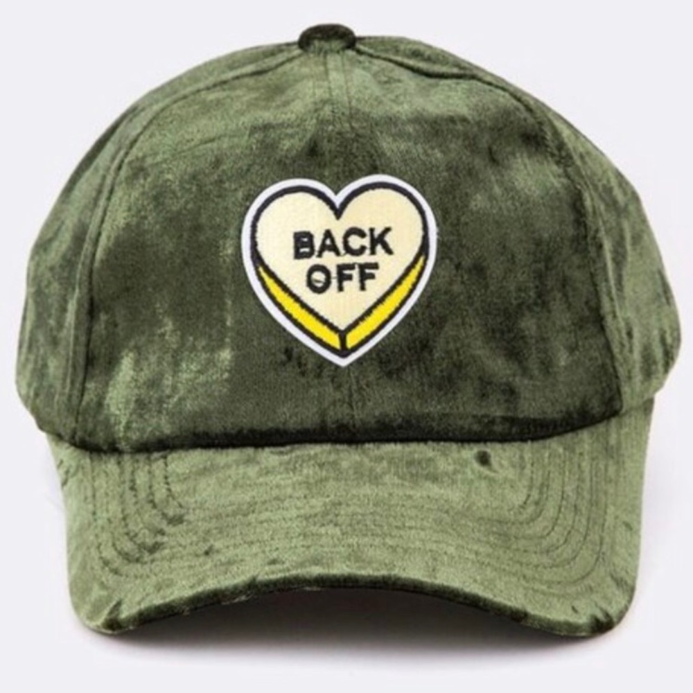 “Back Up” Velvet Cap